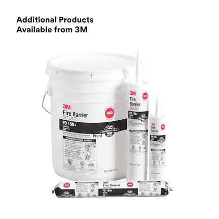 3M Sellador Barrera contra Fuego FD 150+, Rojo, Cartucho de 28 oz fl