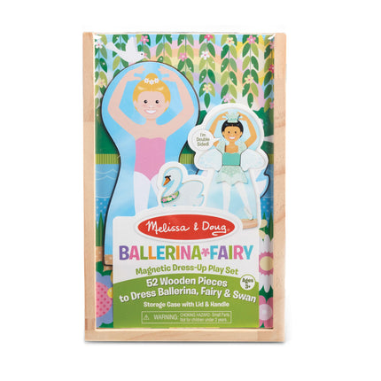 Melissa & Doug MELARQT Melissa and Doug Set de juego magnético para vestir bailarinas/hadas