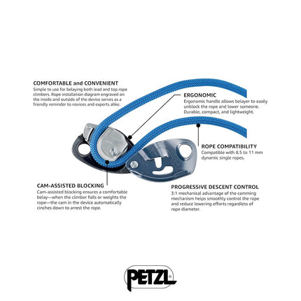 PETZL Unisex's Grigri Accessory for Climbing, Blu, UNI