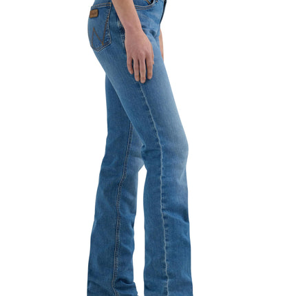 Wrangler Women's Willow Mid Rise Performance Waist Boot Cut Ultimate Riding Jean, Sophia, 27-34