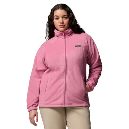 Columbia Ladies Benton Springs Full Zip Fleece Jacket, Rosette, XL Petite