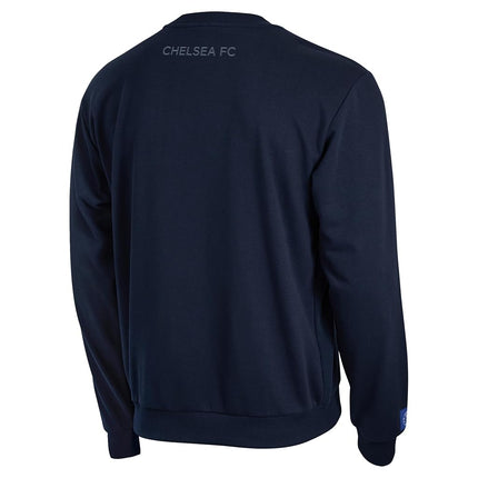 Sudadera con cuello redondo monocromática de felpa de algodón con licencia oficial de Icon Sports para clubes de fútbol – Ropa de fútbol para hombre
