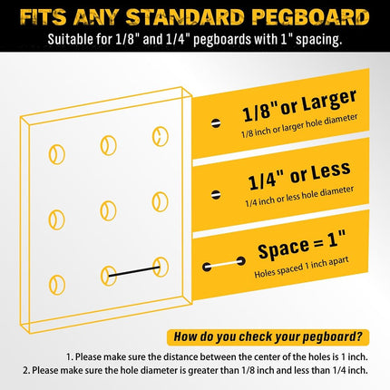 ELEAD 260-Piece Pegboard Hook Set, for 1/8 and 1/4 inch Peg Board Organizer Accessories with Pegboard Bins for Organizing Various Tools in The Garage Kitchen Bathroom Craft Room