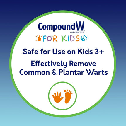 Compound W One Step Medicated Strips For Kids | Wart Removal | 10 Strips