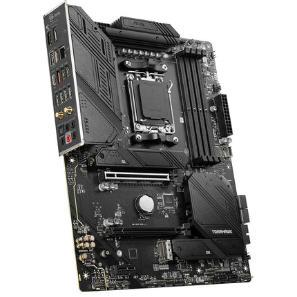 MSI MAG B650 Tomahawk WiFi Gaming Motherboard (AMD AM5, ATX, DDR5, PCIe 4.0, M.2, SATA 6Gb/s, USB 3.2 Gen 2, HDMI/DP, Wi-Fi 6E, AMD Ryzen 7000 Series Desktop Processors)