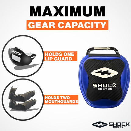 Shock Doctor Men's Case Mouthguard, Orange, One Size