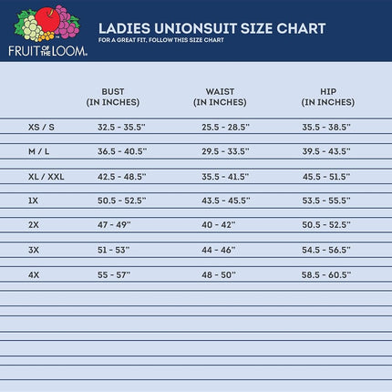 Traje térmico Union Suit de microgofrado prémium Fruit of the Loom para mujer, Merlot Heather, 4X