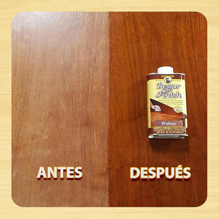 Howard Restor-A-Finish Golden Oak RF3016 Restore The Original Finish Remove Heat and Stain Marks on Wooden Furniture 473ml