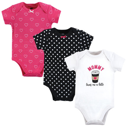Hudson Baby Baby Cotton Bodysuits, Mommy Latte, 18