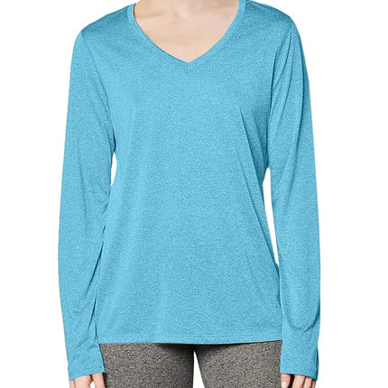 Hanes Femme O9309 T-shirt Athlétique, Bleu Sous-Marin Chiné, X-Large