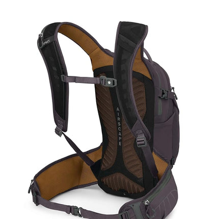 Osprey Raven 14L Women's Biking Backpack with Hydraulics Reservoir, Space Travel/Toffee Orange, Extended Fit