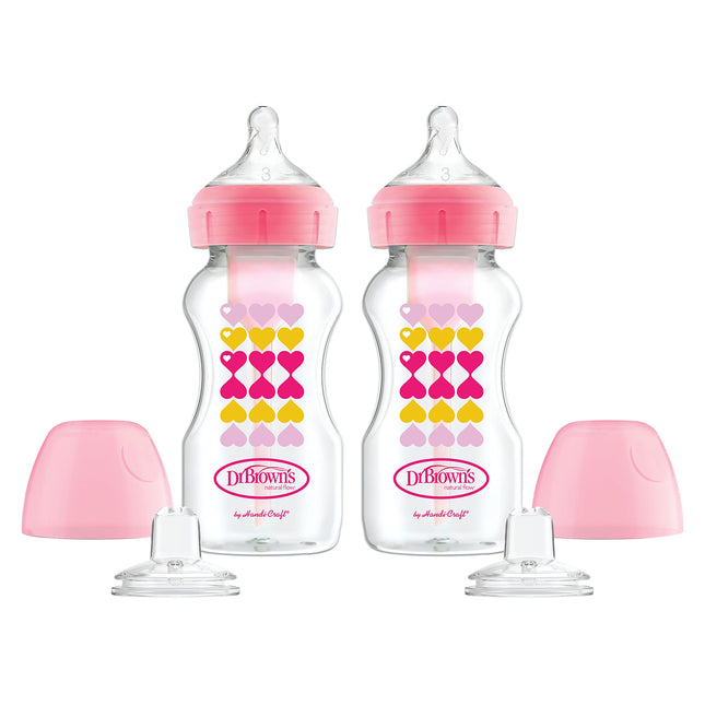 Dr. Brown�s Anti-Colic Options+ Wide-Neck Sippy Bo