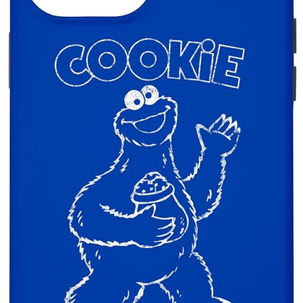 iPhone 12 Pro Max Sesame Street Cookie Monster Simple Cookie Case