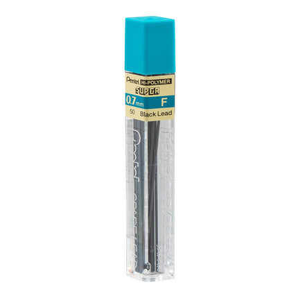 Recambio de minas Pentel Super Hi-Polymer, 0,7 mm medio, F, 144 minas (50-F)