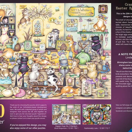 Ravensburger - Crazy Cat's Easter Eggstravaganza 1000 Pieces