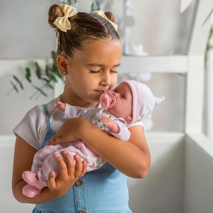JC Toys Newborn Doll 38-cm, Soft Body with Accessories Clothes may vary.