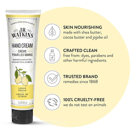 Shea Butter Hand Cream, Lemon, 3.3 oz (95 g)