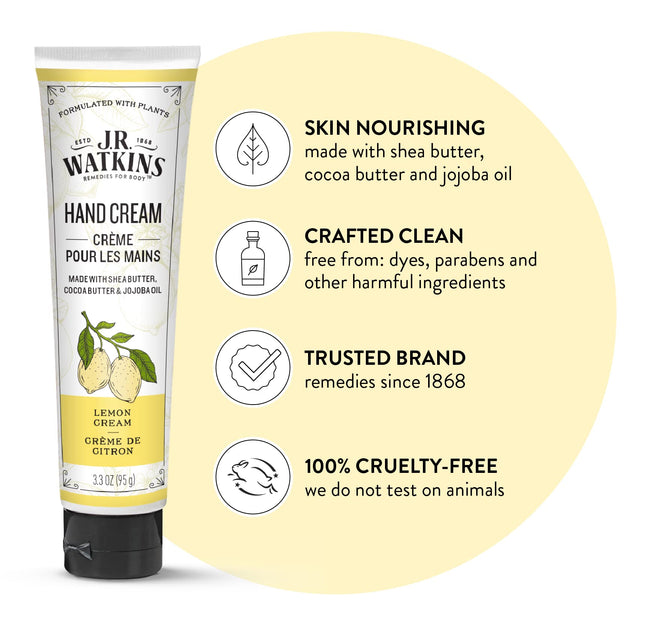 Crème mains au beurre de karité, citron, 95 g