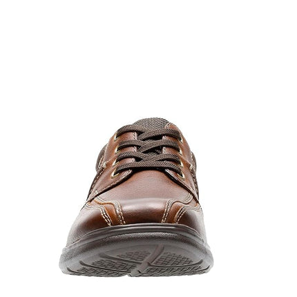 Clarks Men's Cotrell Walk M Lace-Up Shoe, Tobacco Leather, 10 W US