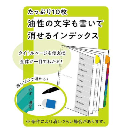 Maruman F584-52 Loose Leaf Binder Session A4, 30 Holes, Light Blue