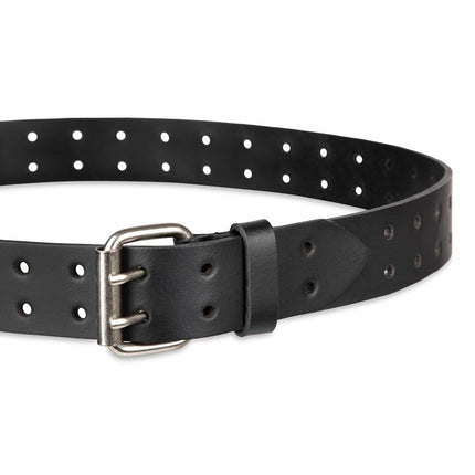 Dickies Men's Casual Double Pointed Belt, Black/White, S