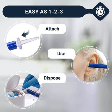 Doctor Easy Elephant & Rhino Ear Washer Disposable Tips, Bag Of 20