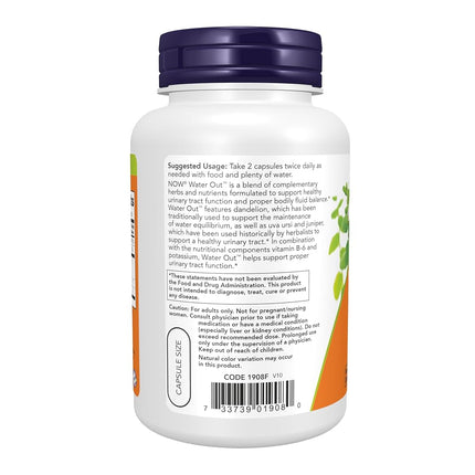 NOW Water-Out,100 Veg Capsules