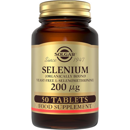 Solgar Selenium 200g - Yeast Free - Healthy Hair &