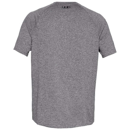 Under Armour Men's Tech 2.0 Short Sleeve T-Shirt, Steel Light Heather (036)/Black, 5XL