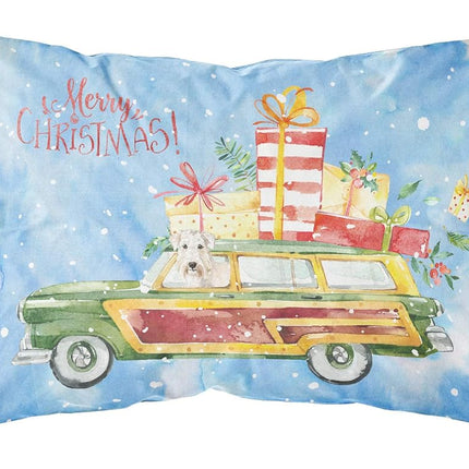 Merry Christmas Wheaten Terrier Fabric Standard Pillowcase