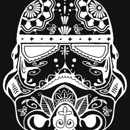 Pull Raglan Femme Junior STAR WARS Sugar Skull Troop avec Surpiqûres, Gris Anthracite Chiné, XXL, Gris Anthracite Chiné, XXL