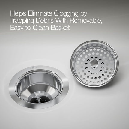 Kohler K8803-CP Sink Strainer Basket