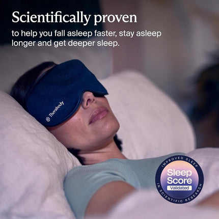Therabody Sleep Mask Ultra-Comfortable, 100% Blackout Sleep Eye Mask