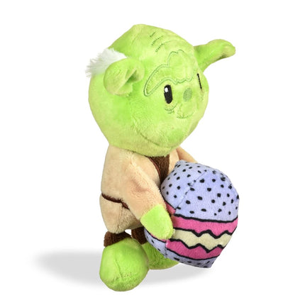 Star Wars 9" Yoda Easter Egg Squeaker Pet Toy for Dogs | Plush Stuffed Character