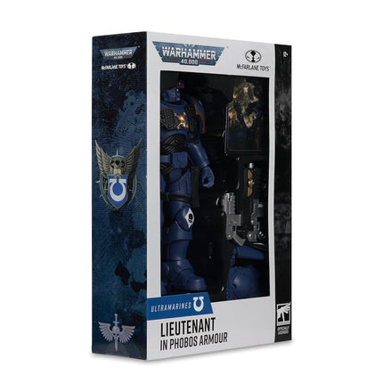 McFarlane Warhammer 40,000 Lieutenant in Phobos Armour (Ultramarines) 7in Figure Toys