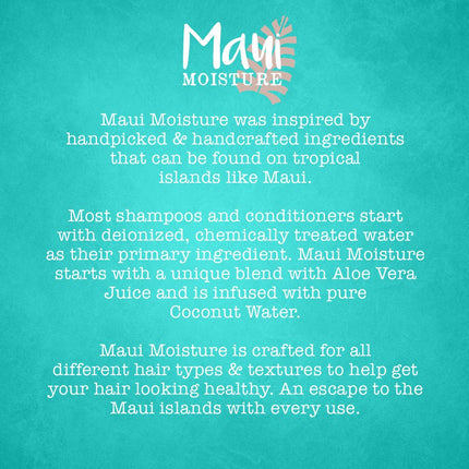 Maui Moisture Nourish & Moisture + Hydrating Coconut Milk Conditioner For Dry Hair 385mL