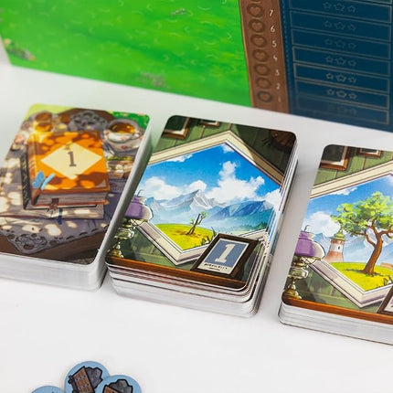Asmodee | Cozy Stickerville | Family Board Game | Ages 8+ | 1-6 Players | 30-45 Minutes Playing Time