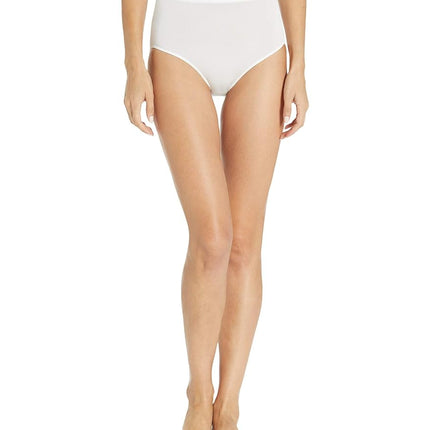 Wacoal Women's B-Smooth Brief Panty, White, Large