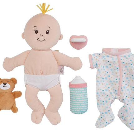 Manhattan Toy Wee Baby Stella Sleepy Time Scents Soft Doll Set, 12", Pink
