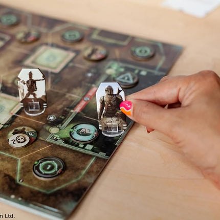 Unexpected Games Star Wars: The Mandalorian Adventures Board Game - Cooperative Missions Inspired by Season 1! Strategy Game for Kids and Adults, Ages 12+, 1-4 Players, 30-60 Minutes