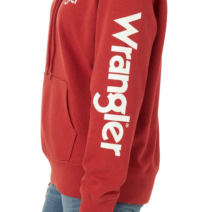 Wrangler Women's Retro Hoodie Sweatshirt Hooded, Bossa Nova, Medium