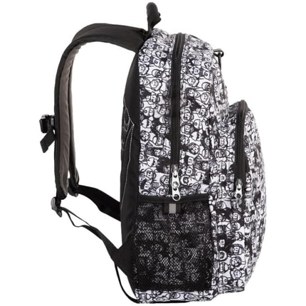 LEGO Iconic Prints Kids Backpack Bookbag for Travel, On-the-Go, Back to School, Boys and Girls, Crowd Color Me, One Size, Classic Style