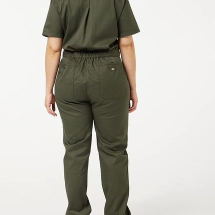 Dickies Women's Short Sleeve Flex Coverall, Moss, X-Small, Moss V1, X-Small