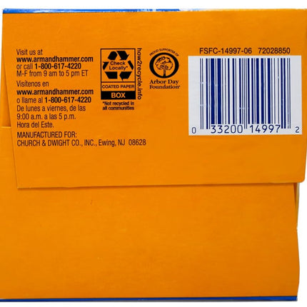 Toallitas suavizantes de tela Arm & Hammer, Purifying Waters, 200 unidades