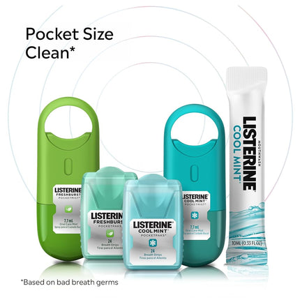 Listerine Freshburst Pocketpaks Breath Strips, 24-Strip Pack