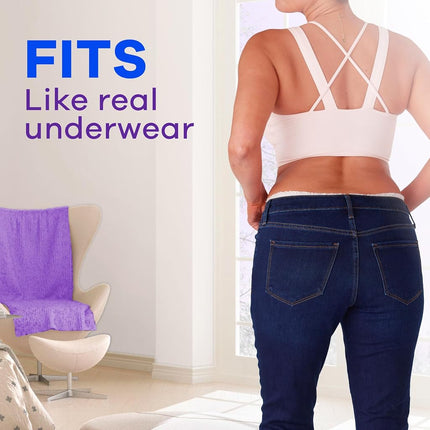 Always Discreet, Incontinence & Postpartum Underwear for Women, Size Large, Maximum Absorbency, Disposable, Large, 17 Count