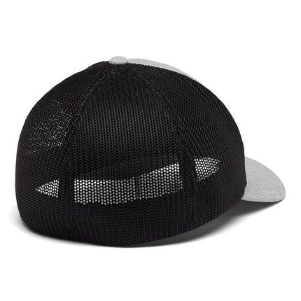 Columbia Tree Flag Mesh Ball Cap Baseball Grey Heather/Black, X-Large