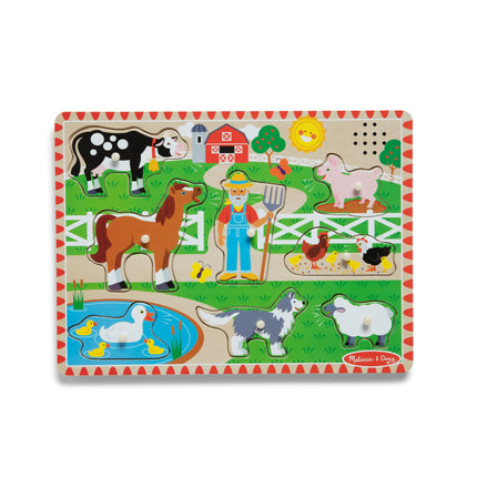 Melissa & Doug Old MacDonald's Farm Song Puzzle – 