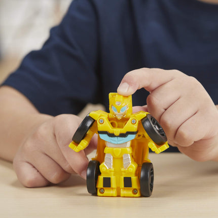TRANSFORMERS Playskool Heroes Rescue Bots Academy Mini Bot Racers Pack de 5 jouets convertibles de 5 cm, véhicules à collectionner (Exclusivité Amazon)