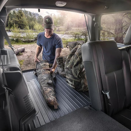 Revestimiento de carga de goma de ajuste personalizado Husky Liners para modelos selectos de Jeep Wrangler (negro) por Husky Liners